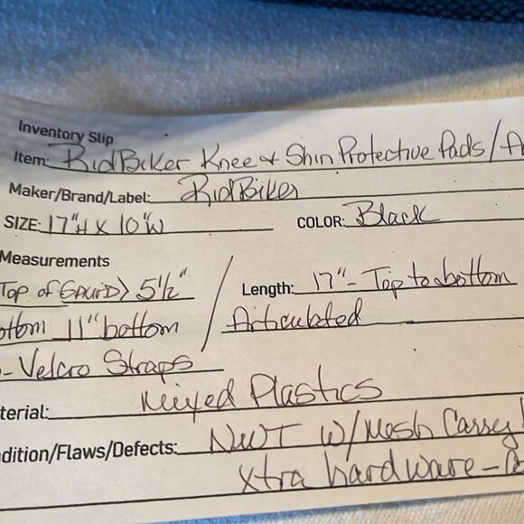 Ridbiker Knee Guards Biker BMX Skater Protective Gear Carrybag - Picture 2 of 9